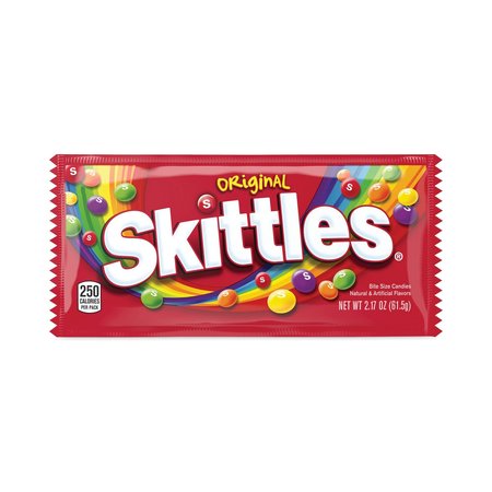 SKITTLES Chewy Candy, Original, 217 oz Bag, PK36, 36PK 551700